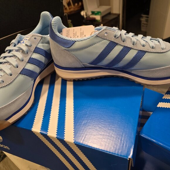 Adidas Men's SL 72 RS Clear Sky Core White JH5099 Men's Size 12 US NEW SHOES - Picture 3 of 16